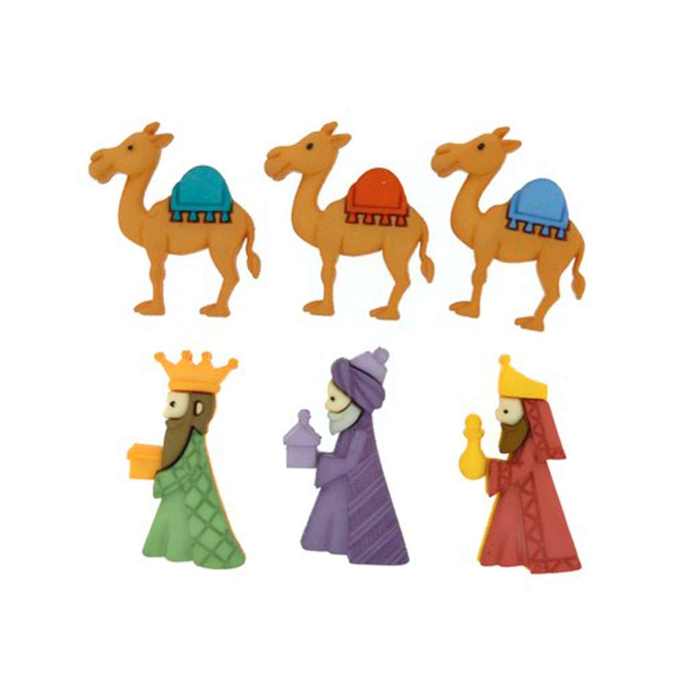 Botones decorativos "We Three Kings"